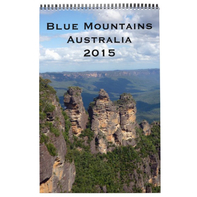 Calendrier Mural photographie 2015 bleue de montagnes (Protection)