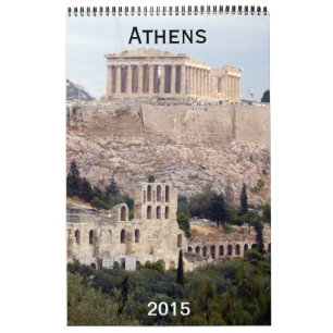 Calendrier Mural photographie 2015 d'Athènes