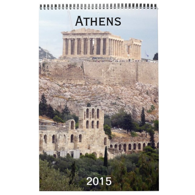 Calendrier Mural photographie 2015 d'Athènes (Protection)