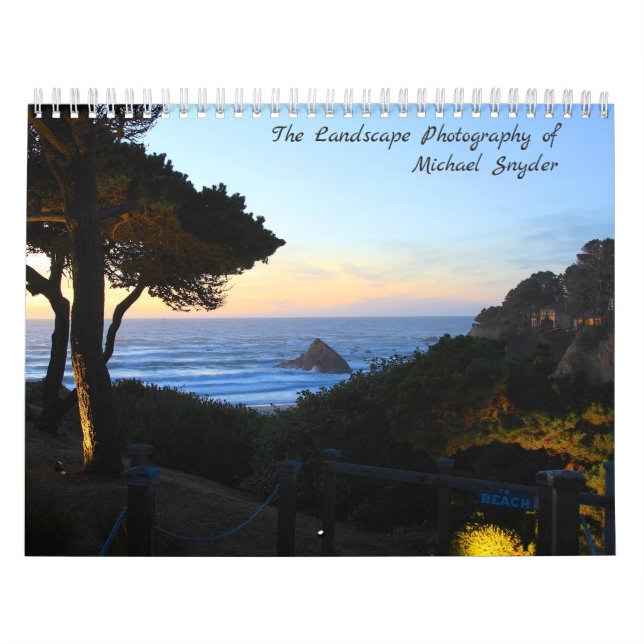 Calendrier Mural Photographie du paysage de Michael Snyder (Protection)