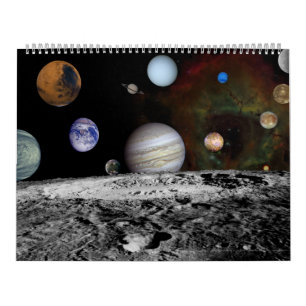 Calendrier Mural Planètes et espace planétaire
