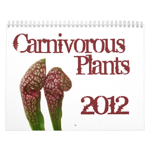 Calendrier Mural Plantes carnivores (Protection)