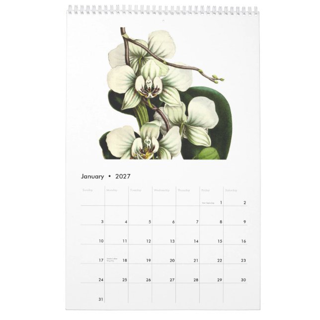 Calendrier Mural Plantes tropicales 2015 (Jan 2027)
