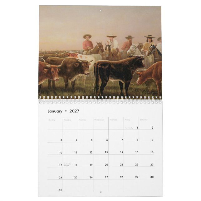 Calendrier Mural Plus de l'Olds 2014 occidental (Jan 2027)