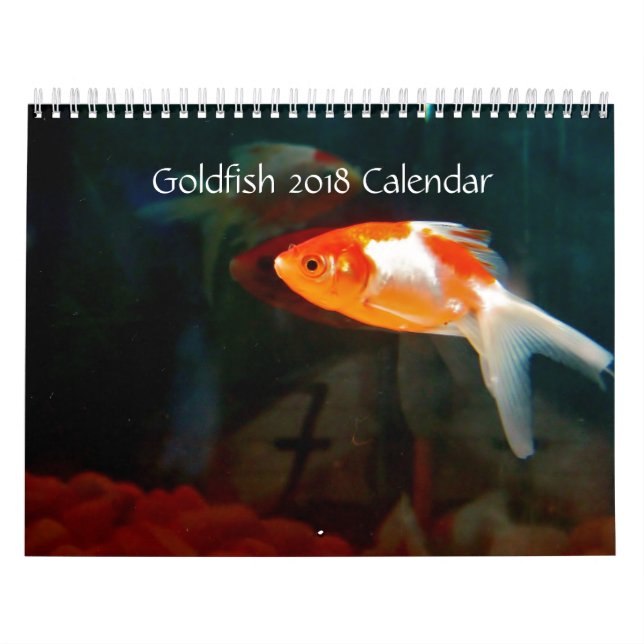 Calendrier Mural Poisson rouge 2018 (Protection)