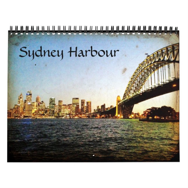 Calendrier Mural port de sydney 2025 (Protection)