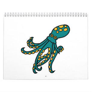 Calendrier Mural Poulpe