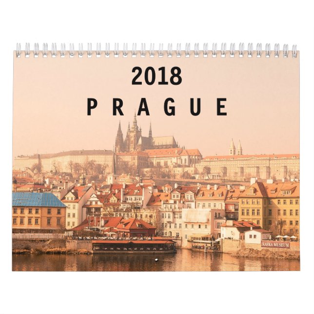 Calendrier Mural Prague 2018 (Protection)