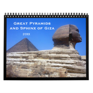 Calendrier Mural pyramides 2026