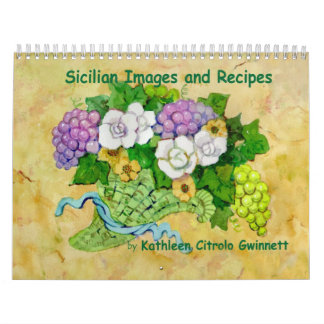Calendrier Mural Recette et images de la Sicile