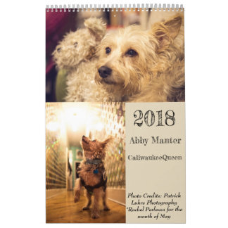 Calendrier Mural Reine Caliwaukee 2018