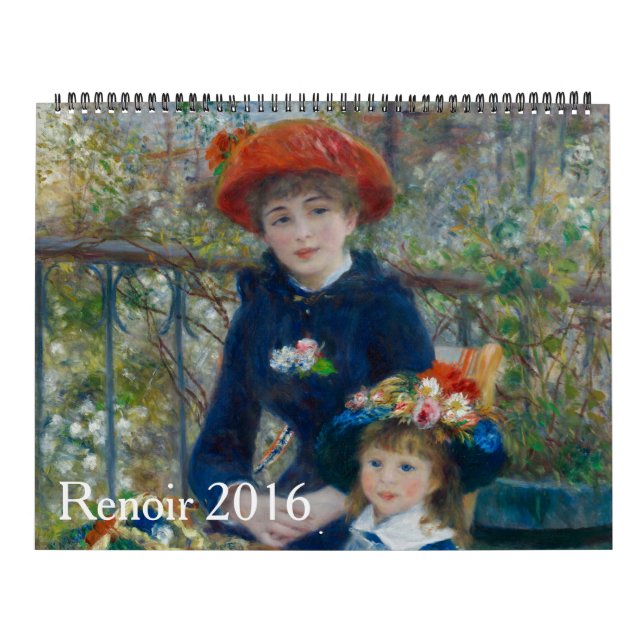 Calendrier Mural Renoir 2016 (Protection)