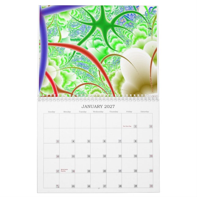 Calendrier Mural résumés 2012 (Jan 2027)
