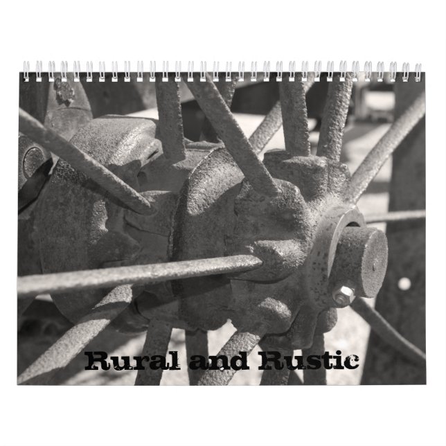 Calendrier Mural Rural et rustique (Protection)