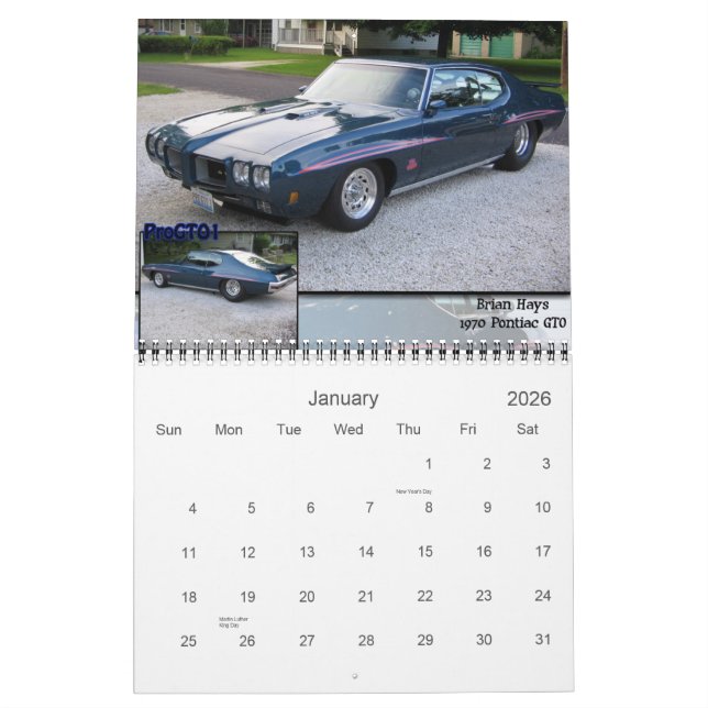 Calendrier Mural Ryan (Jan 2026)