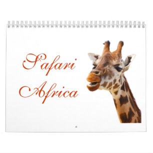 Calendrier Mural Safari Animaux Destination Jungle Africaine