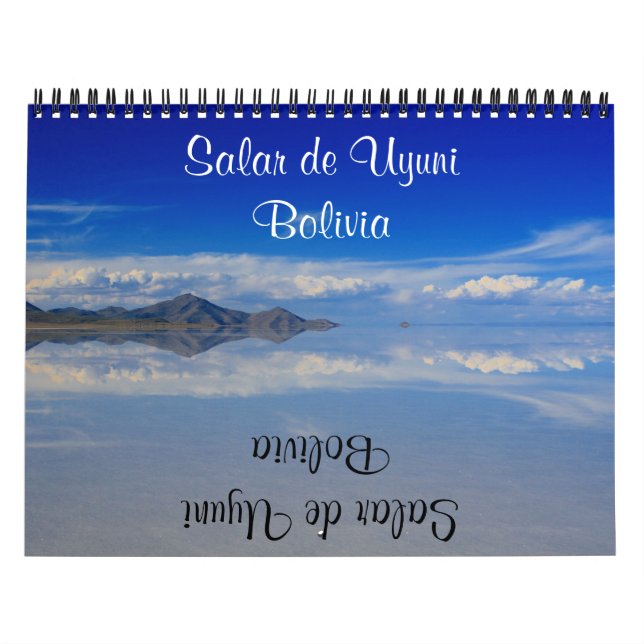 Calendrier Mural Salar d'Uyuni 2026 (Protection)
