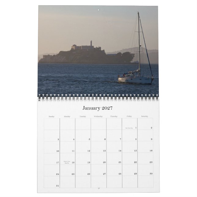 Calendrier Mural San Francisco 2012 (Jan 2027)