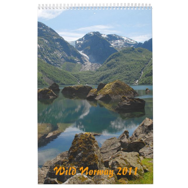 Calendrier mural sauvage de la Norvège (Protection)