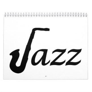 Calendrier Mural Saxophone de jazz