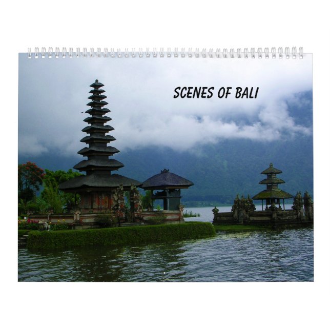 Calendrier Mural Scènes de Bali (Protection)