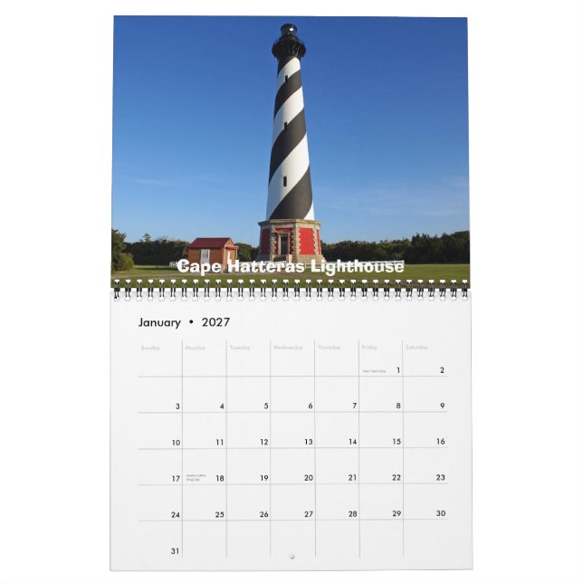 Calendrier Mural Scènes des banques extérieures (Jan 2027)