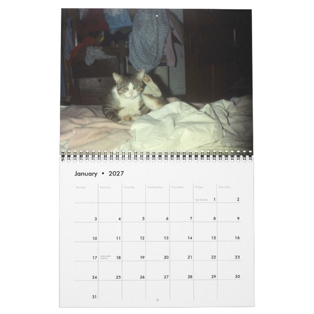 CALENDRIER MURAL SCOOTER 2007 (Jan 2027)