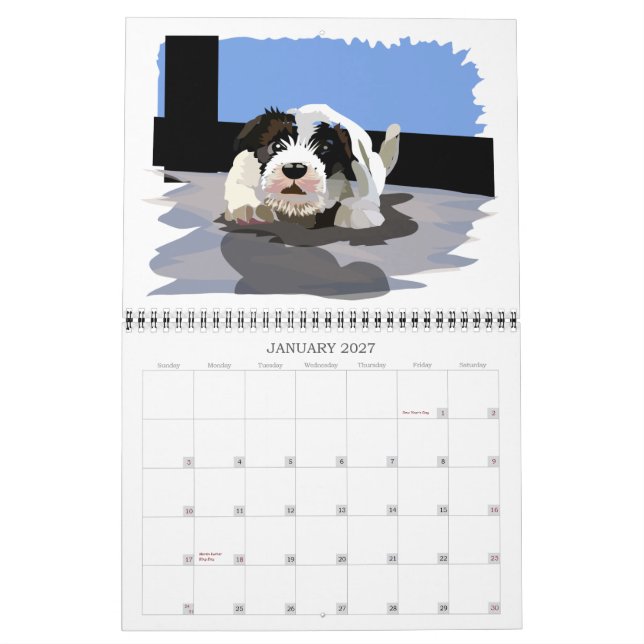 Calendrier Mural Sealyham Terriers Lieux et Visages 2012 (Jan 2027)