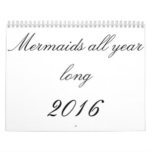 Calendrier Mural Sirènes toute l'année