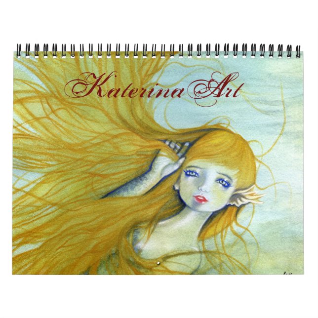 Calendrier Mural Sirens 2015 Imaginaire Art Calendar par Katerina A (Protection)
