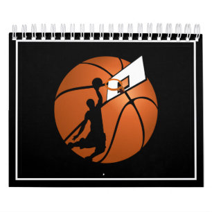 Calendrier Mural Slam Dunk Basketball