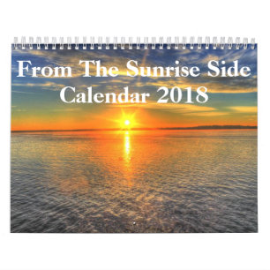 Calendrier Mural Sunrise Side 2018