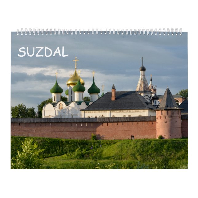 Calendrier Mural Suzdal, Russie, 12 mois (Protection)