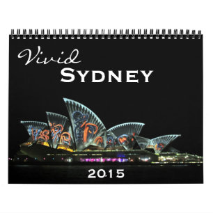 Calendrier Mural Sydney vif 2015
