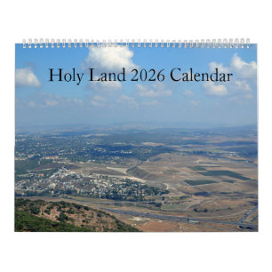 Calendrier mural Terre Sainte 2026