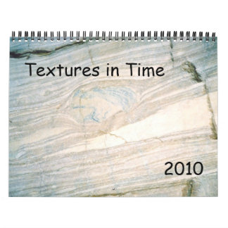 Calendrier Mural Textures à temps 2010