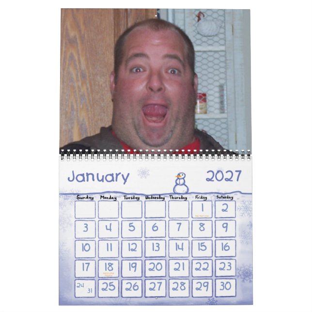 Calendrier Mural The Crazy Crawfords, 2007 (Jan 2027)