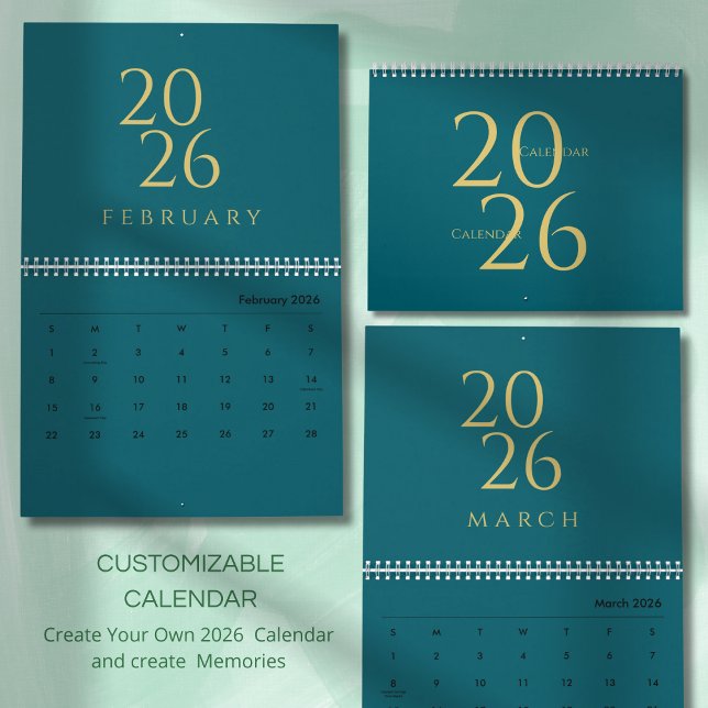 Calendrier mural tons neutres minimaliste (Créateur téléchargé)