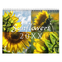 Calendrier mural Tournesol - Collection de 12 phot