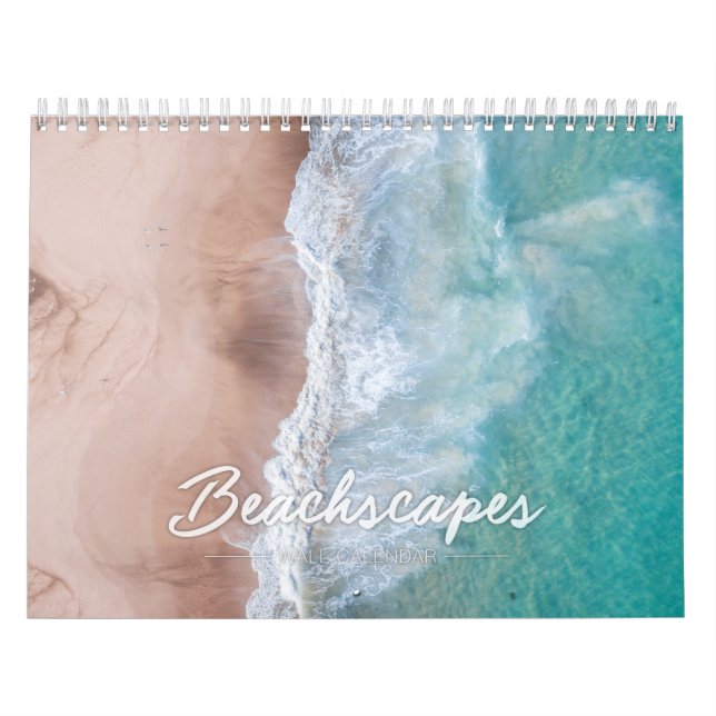 Calendrier mural tropical de plage de Beachscapes (Protection)