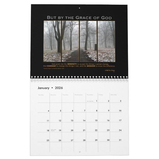 Calendrier Mural Un jour classent à la fois (Jan 2026)