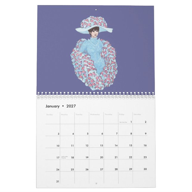 Calendrier Mural Un peu de ceci et un peu de cela (Jan 2027)