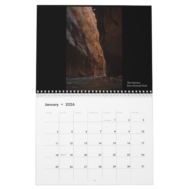 Calendrier Mural Un portrait de sud-ouest (Jan 2026)