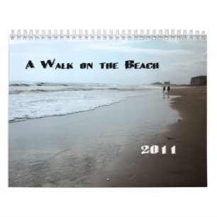 Calendrier Mural Une promenade sur la plage
