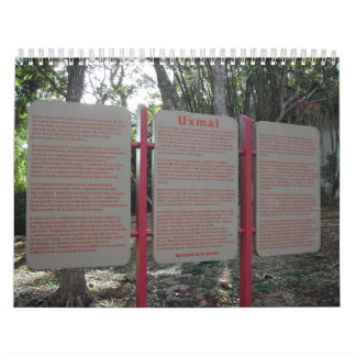 Calendrier Mural Uxmal