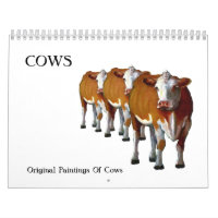 VACHES : Art original de divers bétail