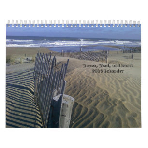 Calendrier Mural Vagues, vent, et sable Calander 2012