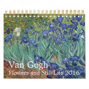 Calendrier Mural Van Gogh Flowers & Still Life 2016 Small