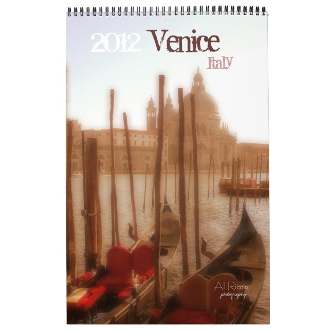 Calendrier Mural Venise, Italie, 2012, (Protection)