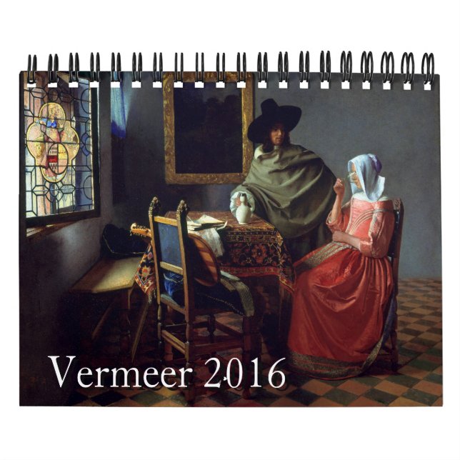 Calendrier Mural Vermeer 2016 petit (Protection)